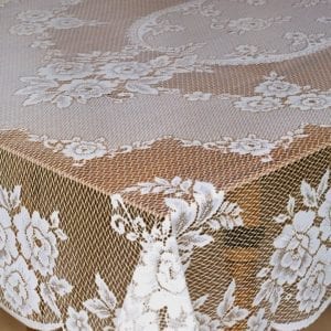 Victoian Rose Lace Tablecloths Detail