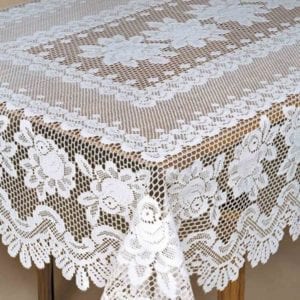 Rose Lace Tablecloth Design