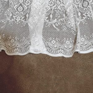 Ribbons and Bows Lace Drapery Design