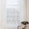 Madras Cotton Lace Curtains-Tassel Rose - Image 2